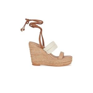 Kaanas Vera Flatform Wrap Around Wedge in Multi Size 6 strappy lace up sandal